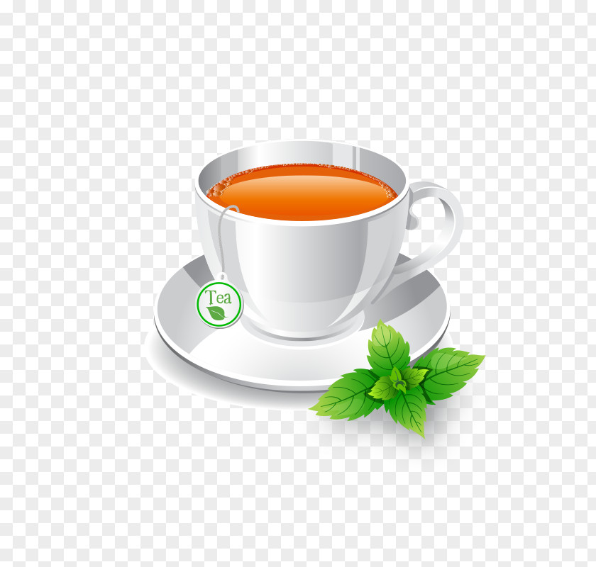 Refined Tea Green Sweet White Cafe PNG