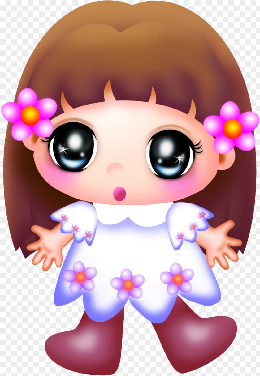 Doll Toy Cartoon Pink PNG