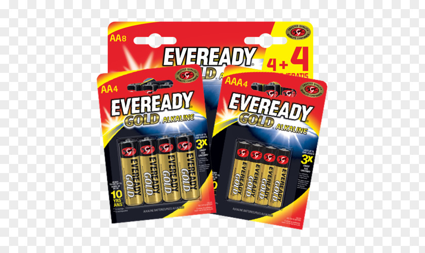 Eveready Electric Battery Company Alkaline AA Energizer PNG