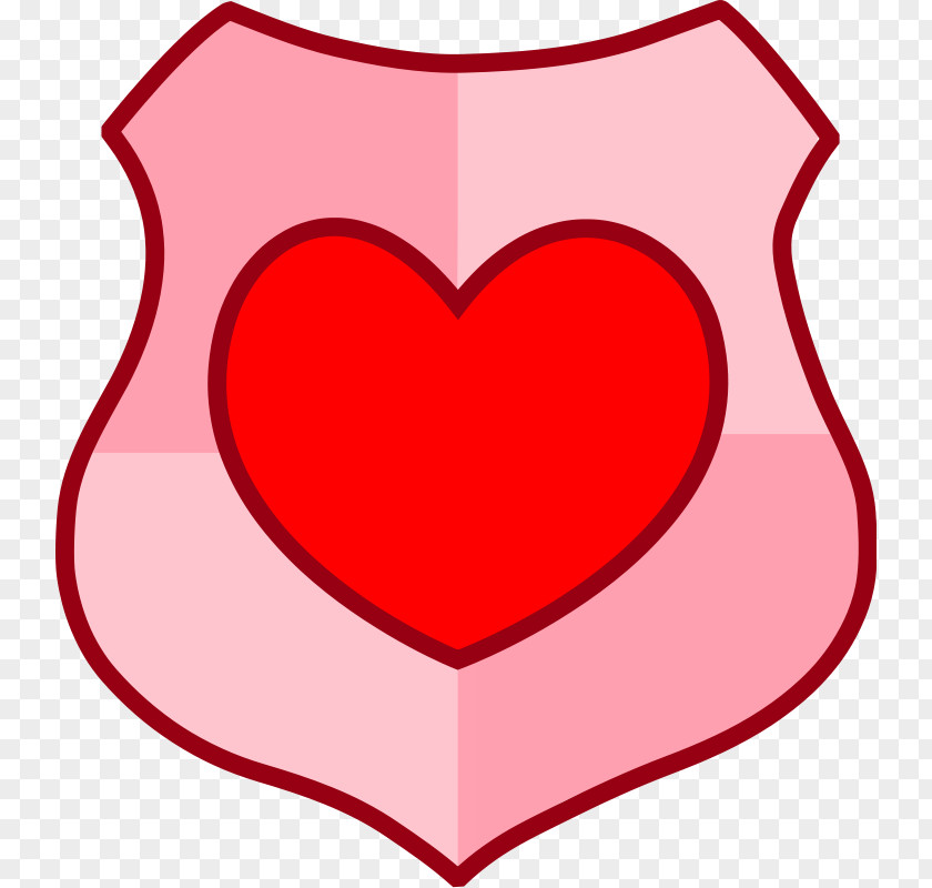 Heart Shape Clipart Shield Clip Art PNG