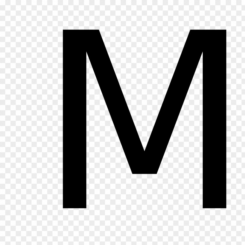 M Letter Case Alphabet PNG