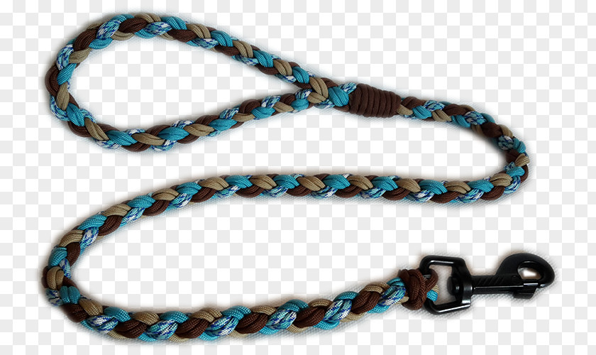 Chain Bead Turquoise Bracelet Leash PNG