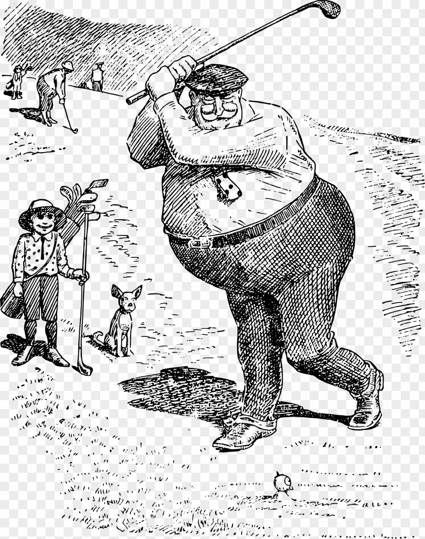 Fat Man Drawing Editorial Cartoon Clip Art PNG