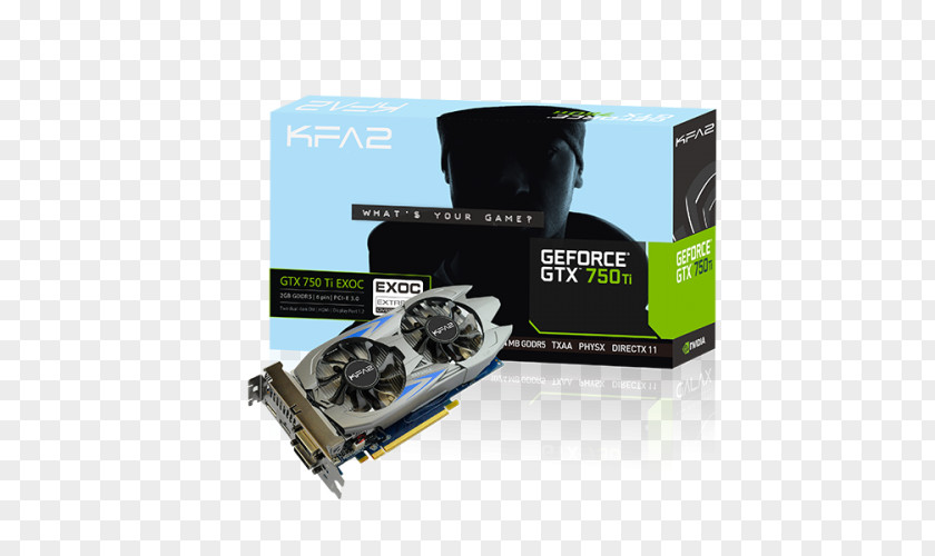 Graphics Cards & Video Adapters NVIDIA GeForce GTX 750 Ti GALAXY Technology GDDR5 SDRAM PNG