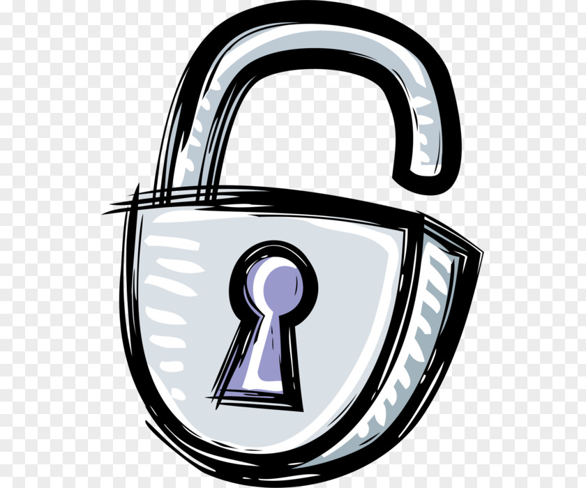 Padlock Clip Art Vector Graphics Illustration PNG