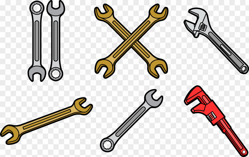 Vector Wrench Monkey Euclidean PNG