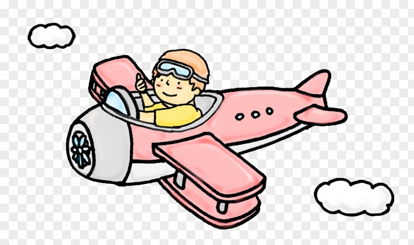 Airplane Cartoon Image Character Transport PNG