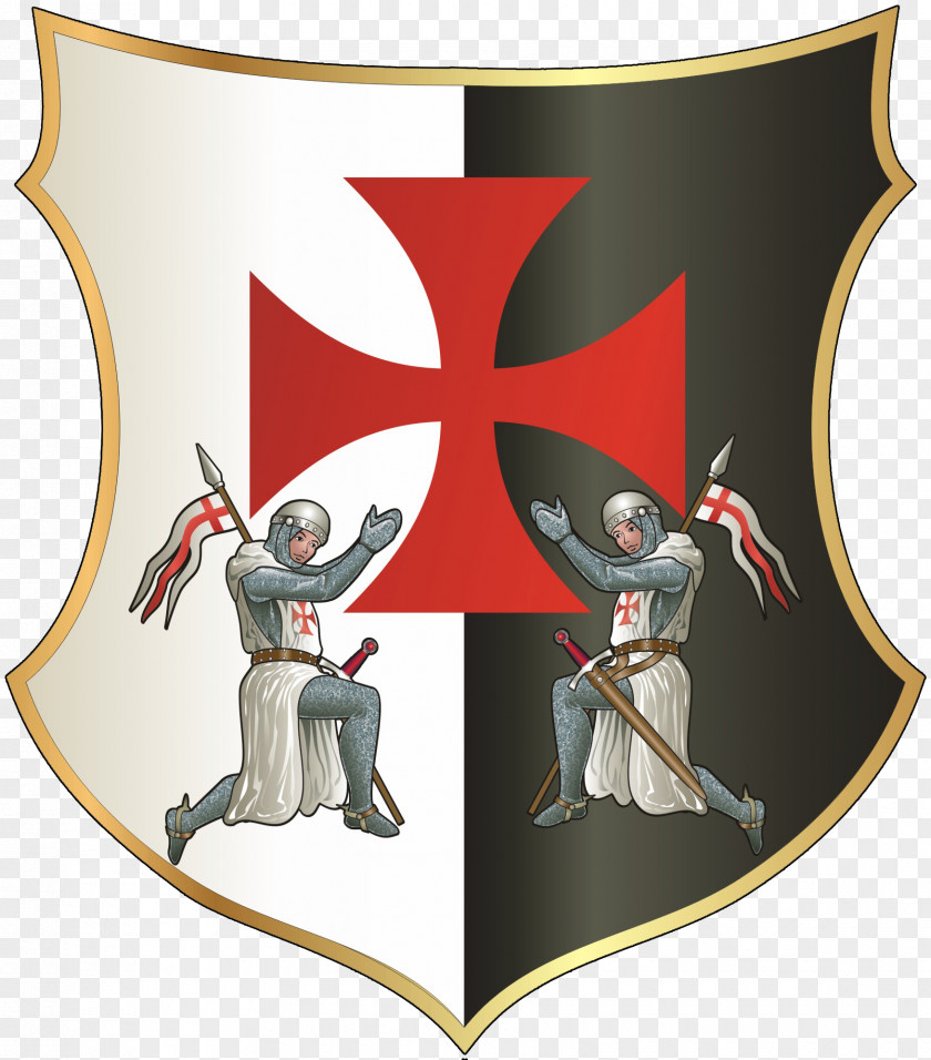 Escudo Caballeros Crusades Solomon's Temple Knights Templar Chivalry PNG