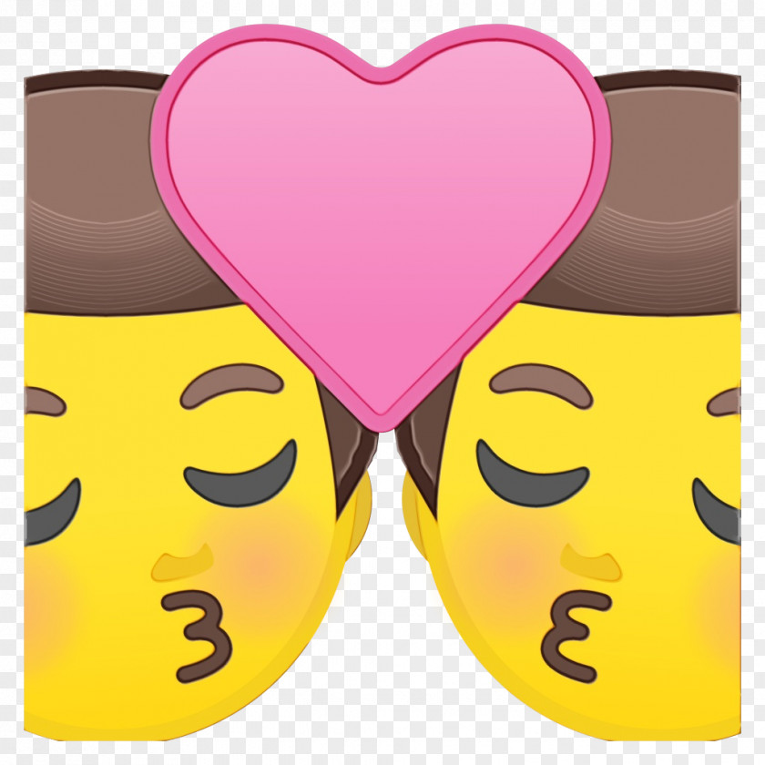 Love Pink Background Heart Emoji PNG