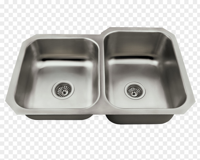 Sink Kitchen Stainless Steel Brushed Metal Universal Marble & Granite Inc PNG