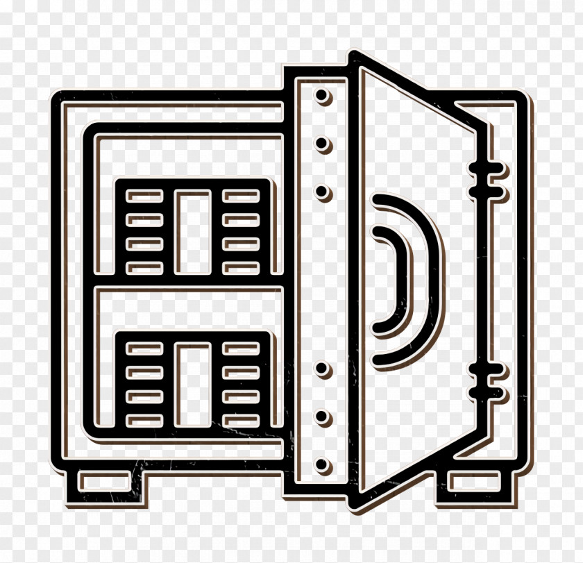 Business Icon Bank Safebox PNG