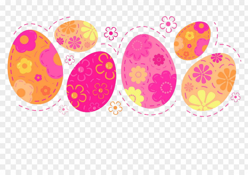 Easter Egg Pattern Bunny PNG