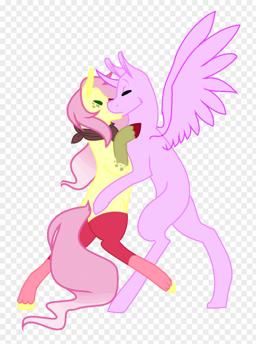 Kiss Me Horse Fairy Pink M Clip Art PNG