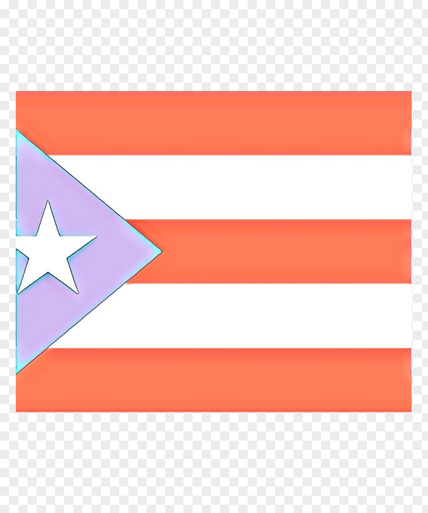 Rectangle Orange Flag Cartoon PNG