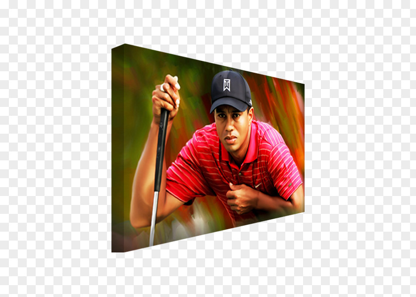 Tiger Woods PGA TOUR Canvas Golf Gallery Wrap PNG