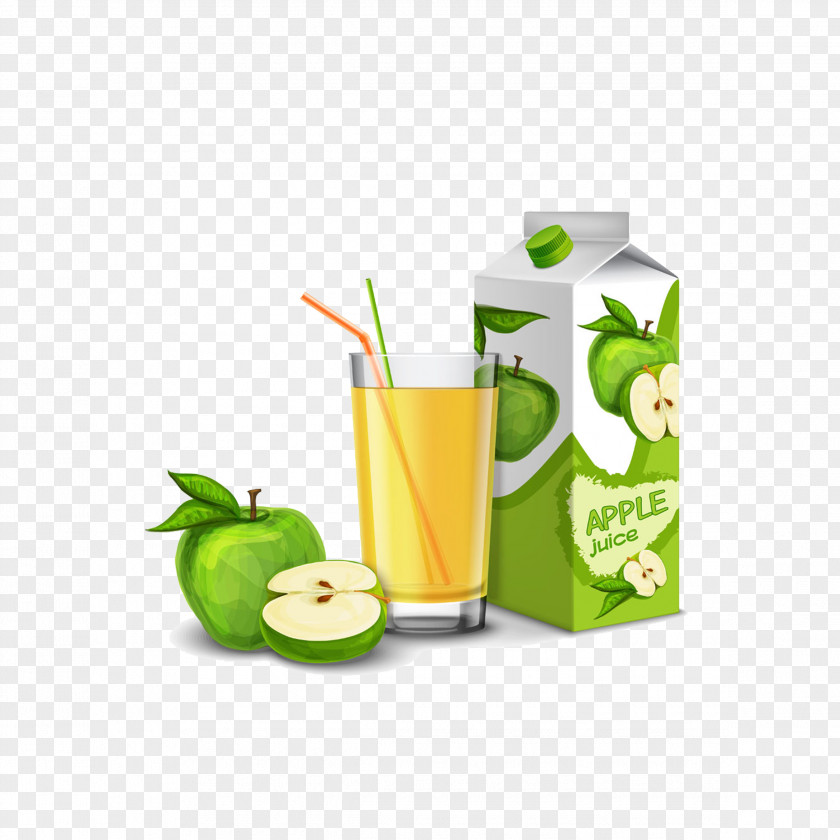 Apple Drink Juice Packaging And Labeling Juicebox PNG