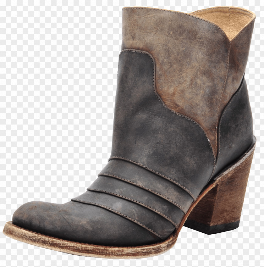 Boot Suede Leather Botina Shoe PNG