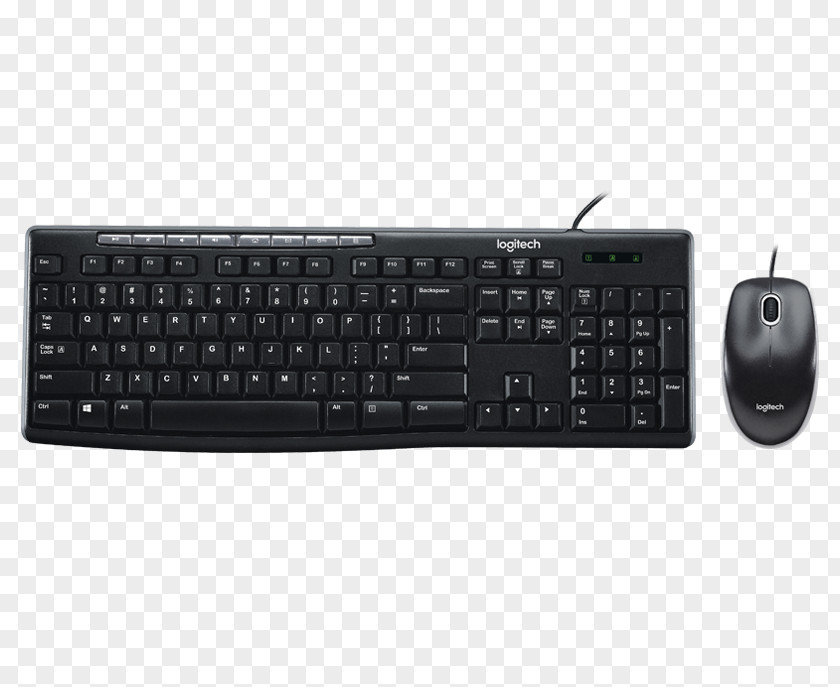 Computer Mouse Keyboard Logitech Media K200 Wireless PNG