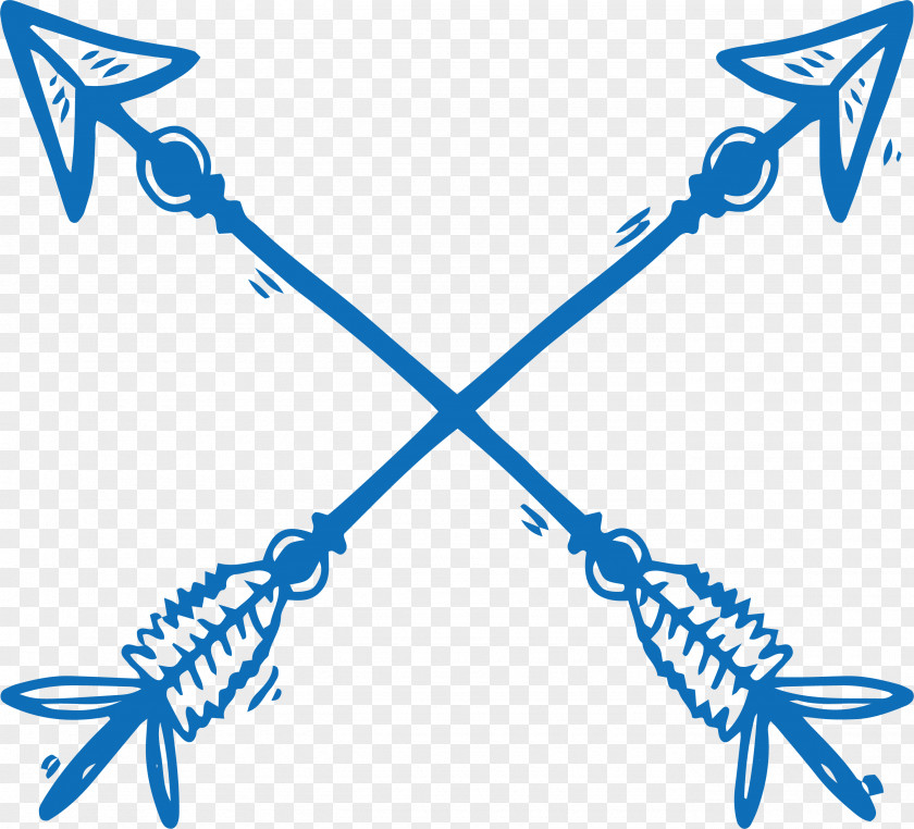 Hand-painted Cross Bows And Arrows Bow Arrow PNG