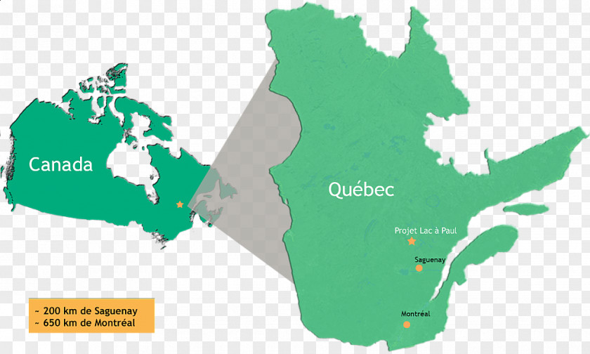 Map Arianne Phosphate Inc. Fairmont Le Château Frontenac Montreal Lac à Paul Mine PNG