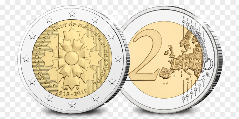 Coin 2 Euro Commemorative Coins Belgium PNG