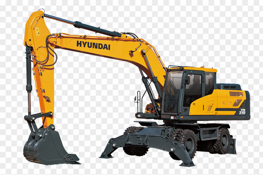 Hyundai Tractor Mower Motor Company Car Excavator Heavy Machinery PNG