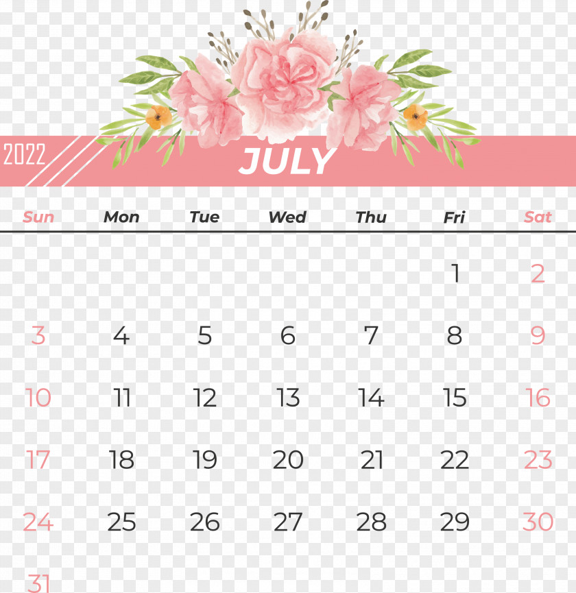 Line Calendar Font Pink M Meter PNG