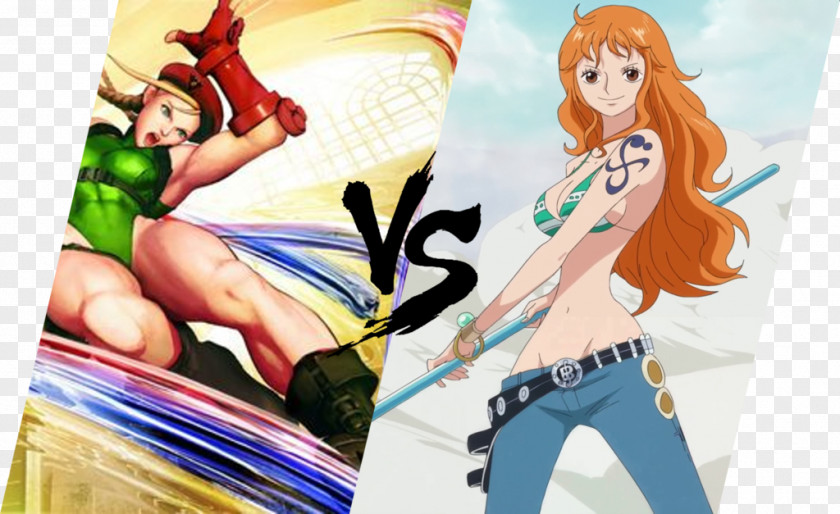 One Piece Street Fighter V Nami Cammy Ultra IV Chun-Li PNG