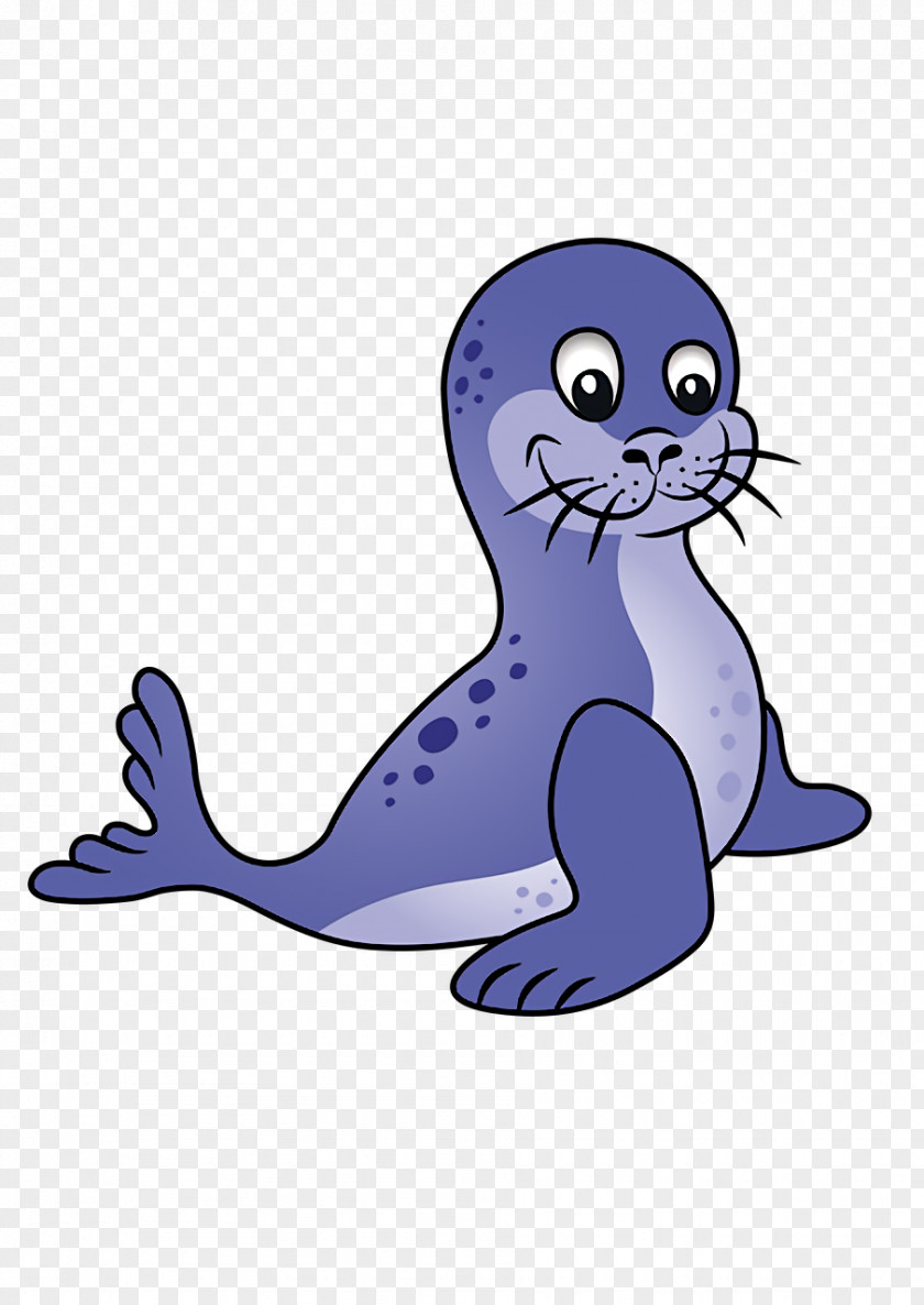 Sea Lions Dolphin Cetaceans Seals Cobalt Blue PNG