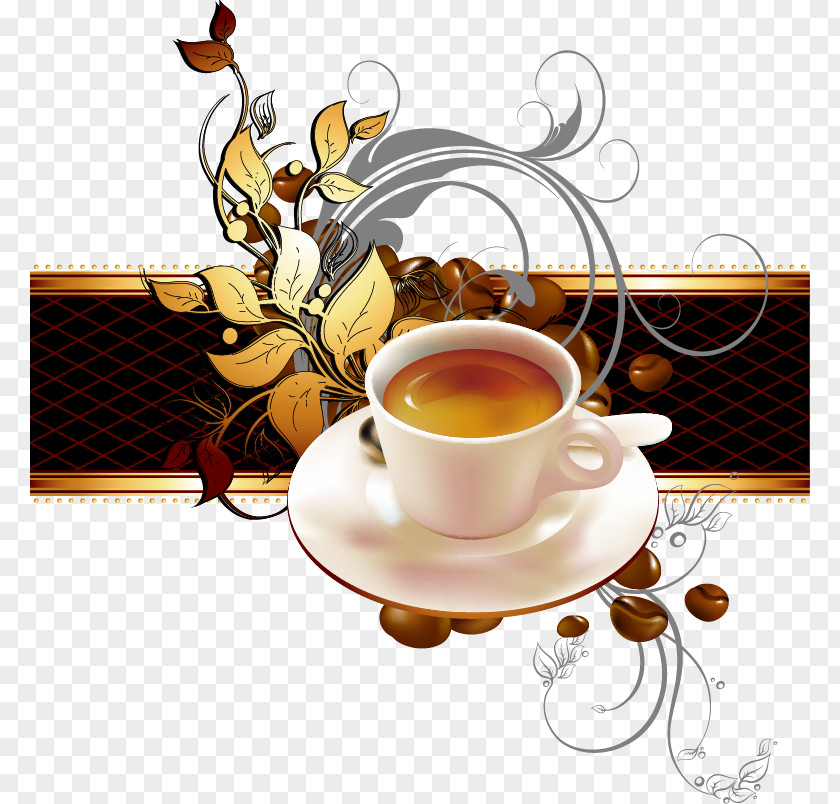 Vector Drinks Coffee Cup Cafe Bean Drink PNG