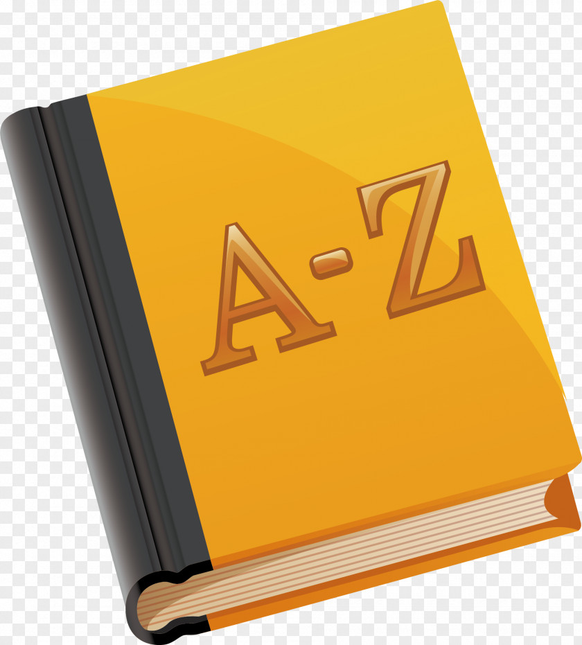 Yellow Book Computer File PNG