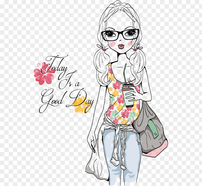 Cartoon Girls Pictures T-shirt Drawing Photography Illustration PNG