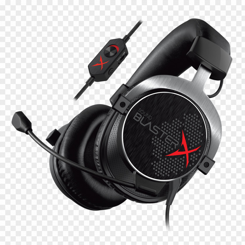 Headphones Creative Sound BlasterX H5 Cards & Audio Adapters Labs Blasterx H3 Gaming Headset PNG