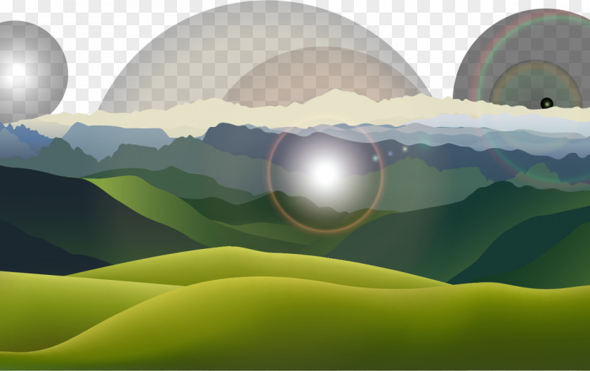 Mountain To Watch The Sunrise Wallpaper PNG