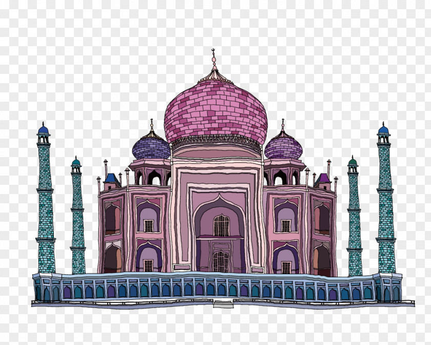 Castle Realistic Paris Taj Mahal Euclidean Vector PNG