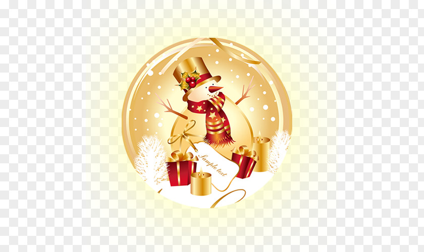 Snowman Santa Claus Christmas Card PNG