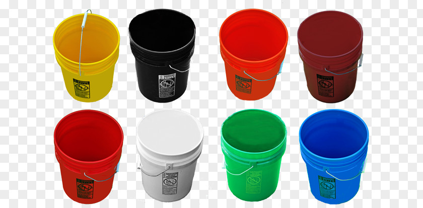 Bucket Pail Gallon Lid Container PNG