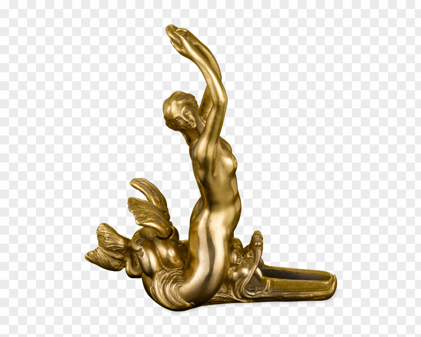 Gold Bronze Sculpture Classical 01504 PNG
