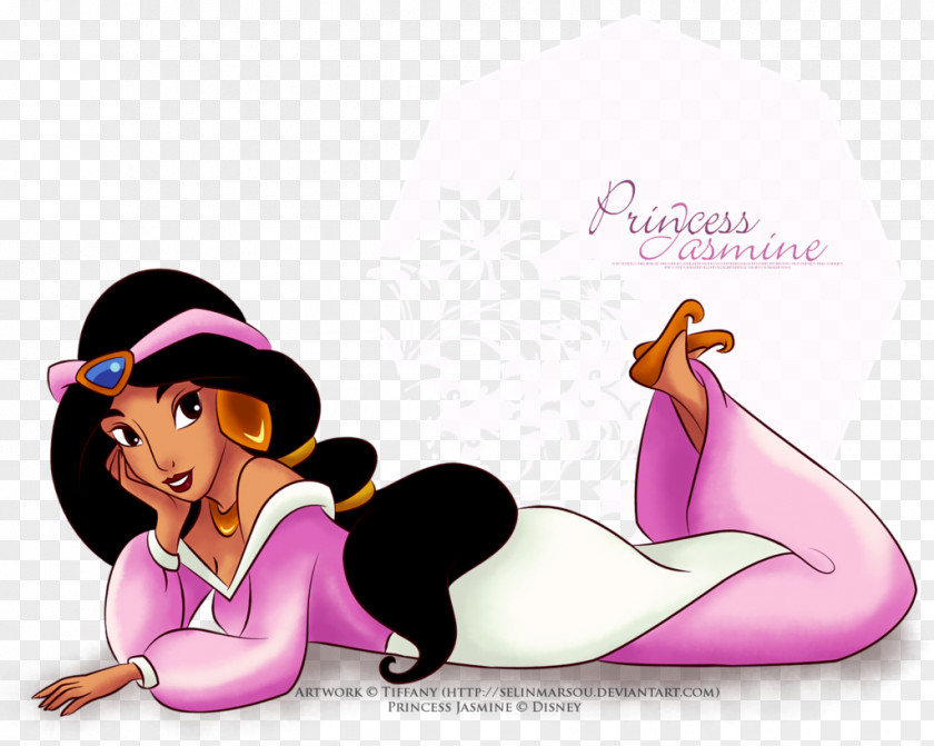 Princess Jasmine Purple Dress Aladdin Genie Disney PNG
