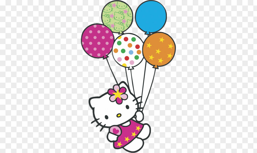 Balloon Hello Kitty Clip Art PNG