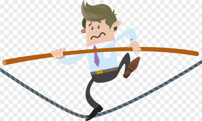 Business Cartoon Risk PNG