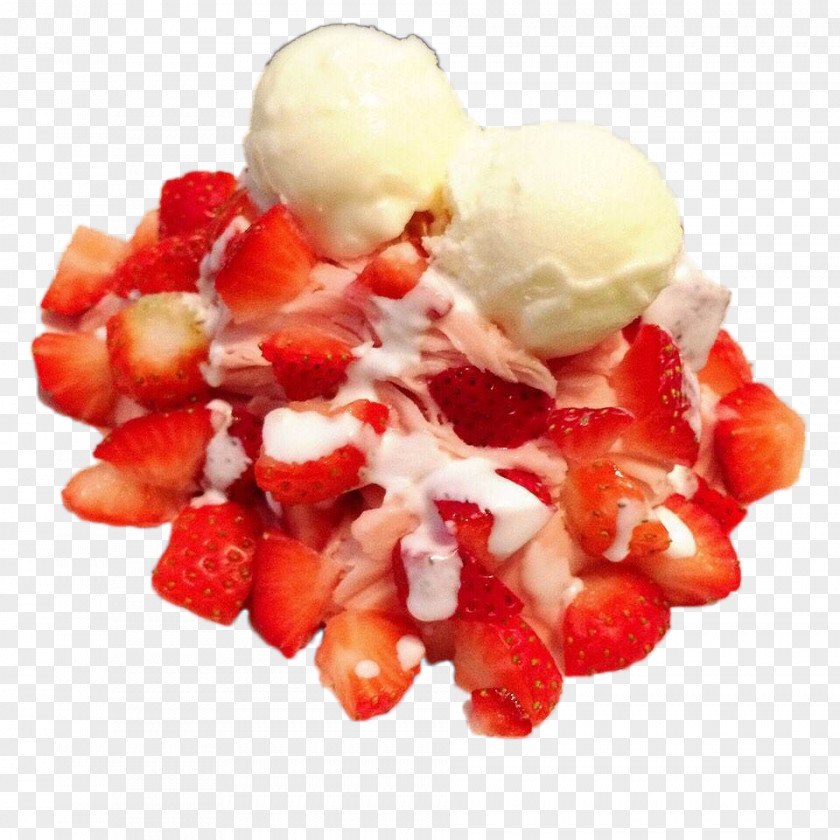 Delicious Strawberry Ice Cream Sundae Cake Aedmaasikas PNG