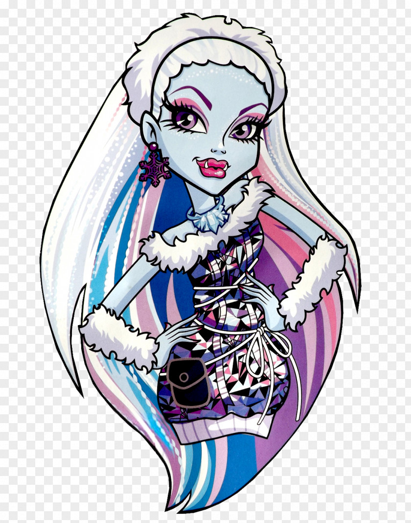 Doll Monster High Coffin Bean Abbey Bominable Barbie OOAK PNG