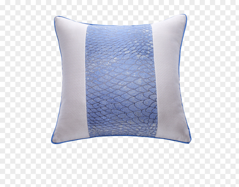 Fish Scale Square Pillow Cushion PNG
