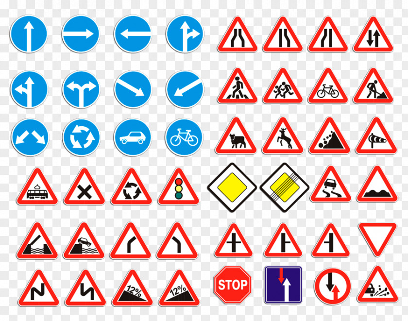 Road Traffic Sign Code Safety PNG