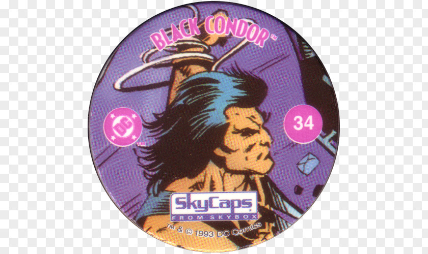 Skybox Creeper Black Lightning Condor DC Universe DVD PNG