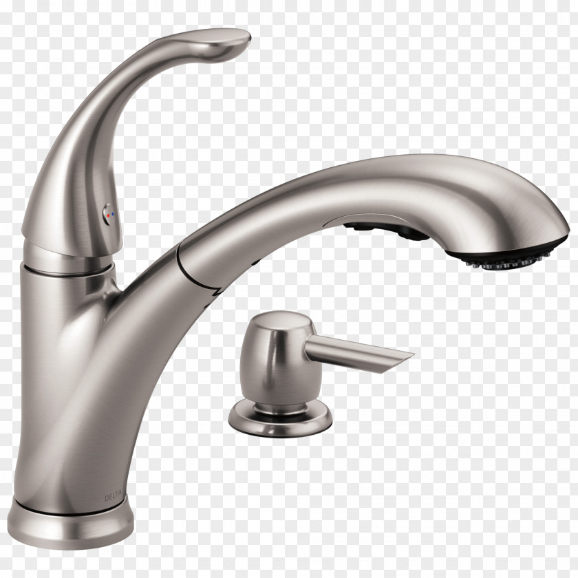 Kitchen Tap Soap Dispenser Sink Plumbing PNG