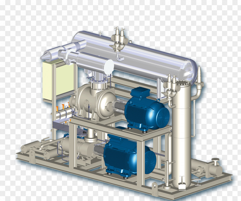 Refrigeration Machine Compressor Separator Pump PNG