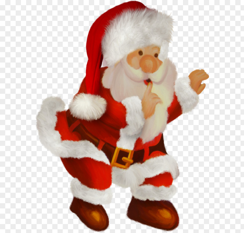 Santa Claus Christmas Ornament Reindeer Card PNG