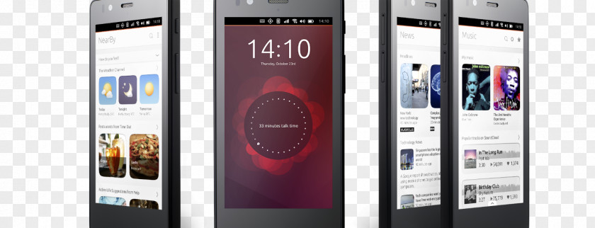 Smartphone BQ Aquaris E4.5 Ubuntu Edition Edge Touch PNG